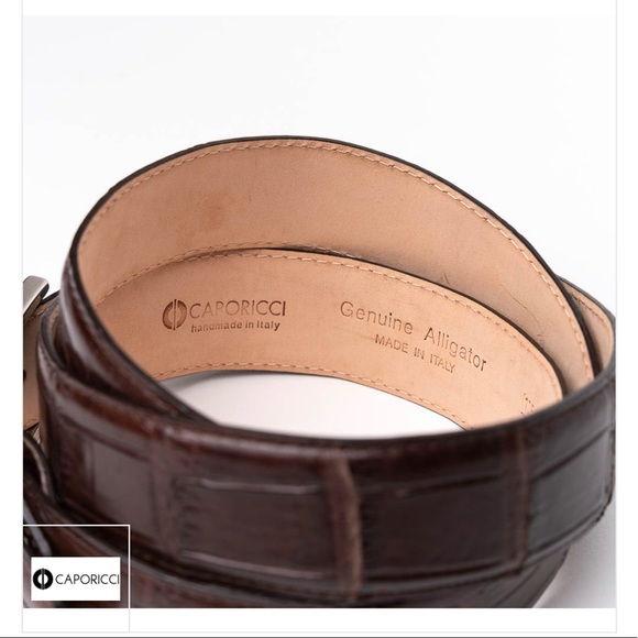 CAPORICCI REAL Genuine alligator belt - Picture 7 of 8